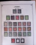 1849-2010, Collection de France en 8 classeurs YT, obl,