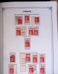 1849-2010, Collection de France en 8 classeurs YT, obl,