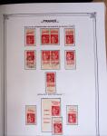 1849-2010, Collection de France en 8 classeurs YT, obl,