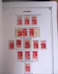 1849-2010, Collection de France en 8 classeurs YT, obl,