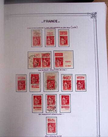 1849-2010, Collection de France en 8 classeurs YT, obl,