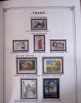 1849-2010, Collection de France en 8 classeurs YT, obl,