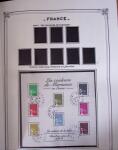 1849-2010, Collection de France en 8 classeurs YT, obl,
