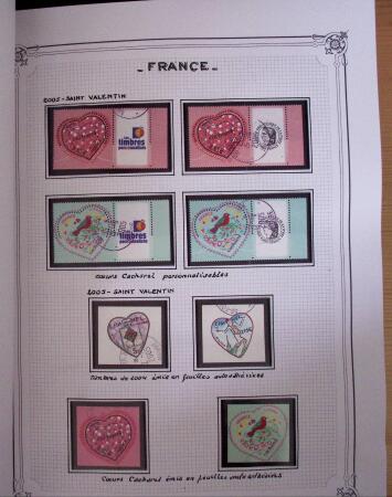1849-2010, Collection de France en 8 classeurs YT, obl,
