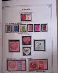 1849-2010, Collection de France en 8 classeurs YT, obl,
