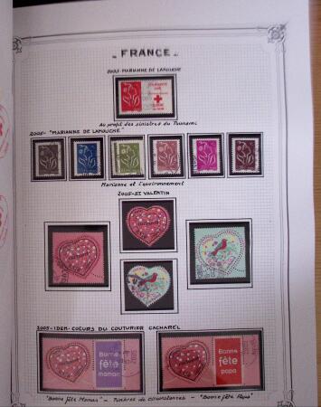 1849-2010, Collection de France en 8 classeurs YT, obl,