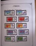 1849-2010, Collection de France en 8 classeurs YT, obl,