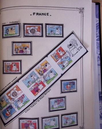 1849-2010, Collection de France en 8 classeurs YT, obl,