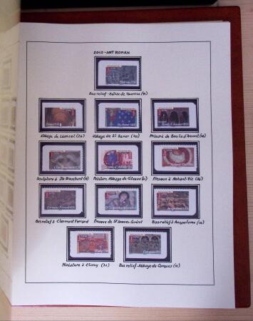 1990-2014, Collection de France adhésive en 3 classeurs