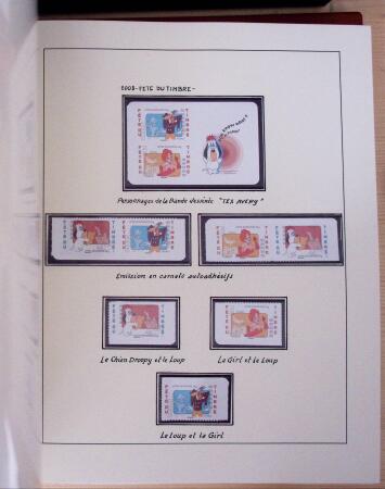 1990-2014, Collection de France adhésive en 3 classeurs