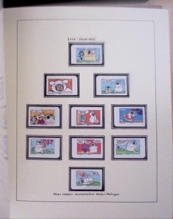 1990-2014, Collection de France adhésive en 3 classeurs