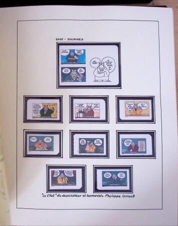 1990-2014, Collection de France adhésive en 3 classeurs