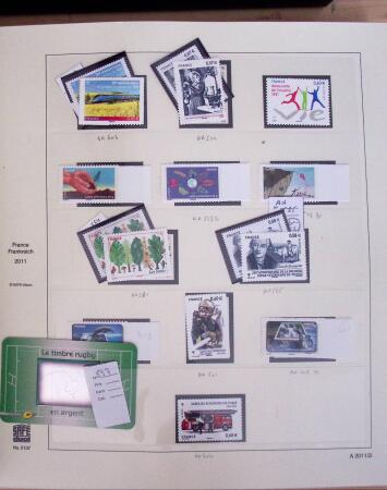1990-2014, Collection de France adhésive en 3 classeurs