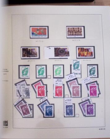1990-2014, Collection de France adhésive en 3 classeurs