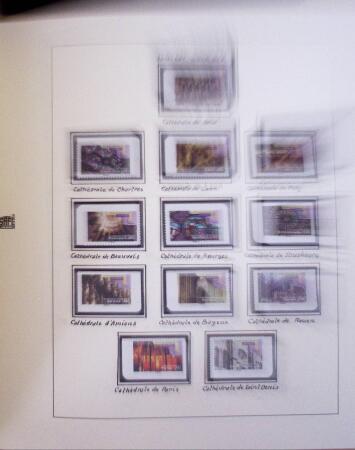 1990-2014, Collection de France adhésive en 3 classeurs