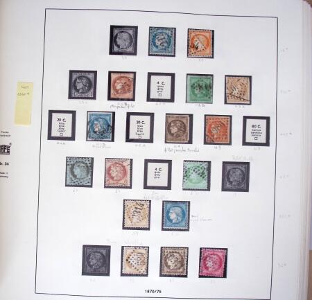 1849-2013, Collection de France en 11 classeurs Safe,