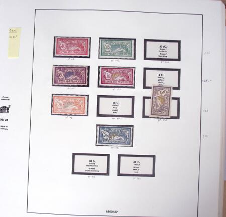 1849-2013, Collection de France en 11 classeurs Safe,