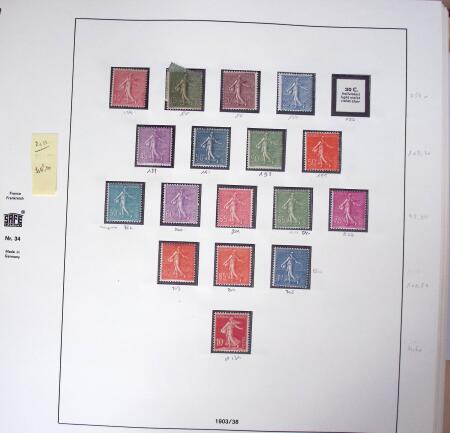 1849-2013, Collection de France en 11 classeurs Safe,