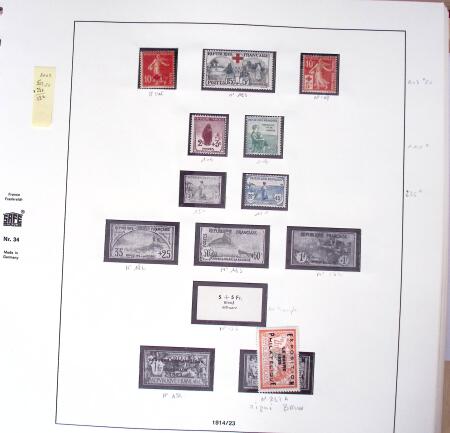 1849-2013, Collection de France en 11 classeurs Safe,