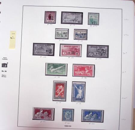 1849-2013, Collection de France en 11 classeurs Safe,