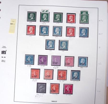 1849-2013, Collection de France en 11 classeurs Safe,