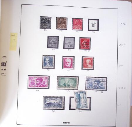 1849-2013, Collection de France en 11 classeurs Safe,