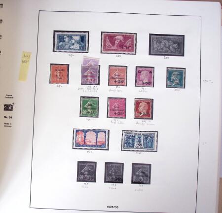 1849-2013, Collection de France en 11 classeurs Safe,