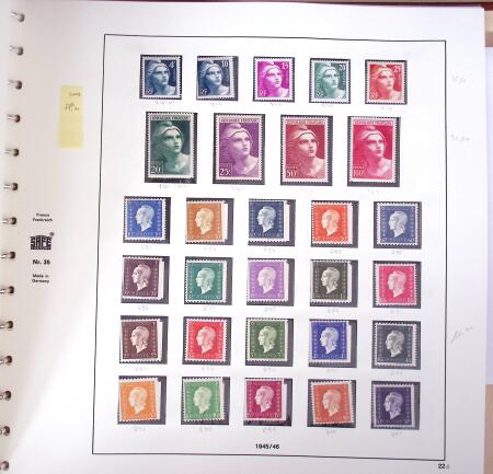 1849-2013, Collection de France en 11 classeurs Safe,