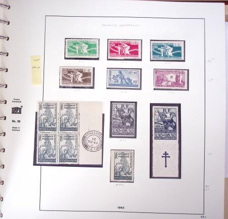 1849-2013, Collection de France en 11 classeurs Safe,