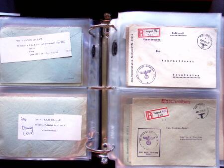 1941-44, Study of German Fieldpost in the Crimea, selection