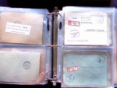 1941-44, Study of German Fieldpost in the Crimea, selection