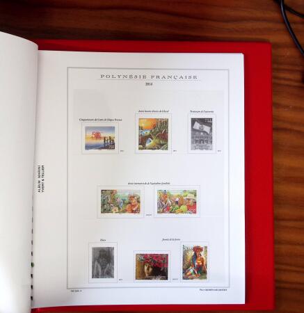 1983-2014, Quatre classeurs avec les possessions françaises :