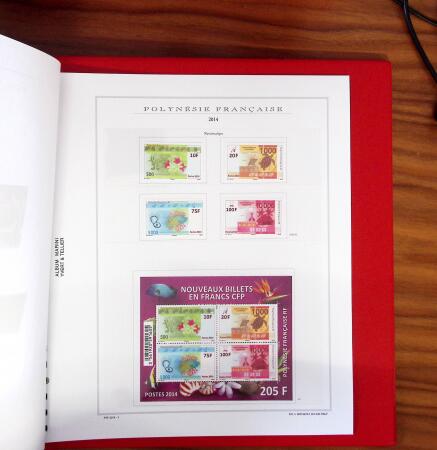 1983-2014, Quatre classeurs avec les possessions françaises :