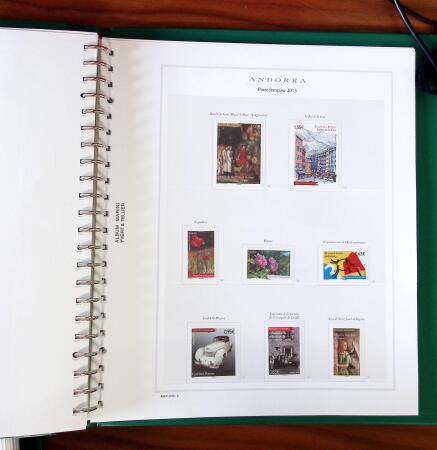 1983-2014, Quatre classeurs avec les possessions françaises :