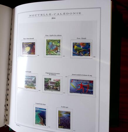 1983-2014, Quatre classeurs avec les possessions françaises :