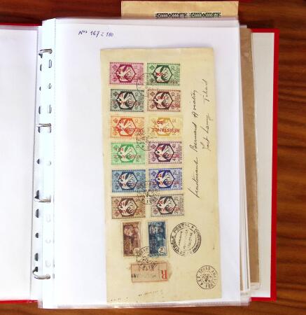 1943-1962, lot de plus de 800 lettres et cartes des