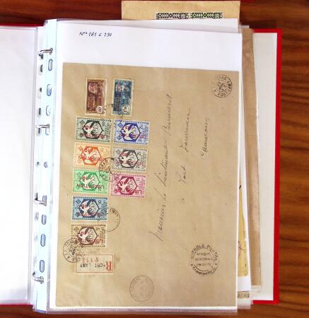 1943-1962, lot de plus de 800 lettres et cartes des