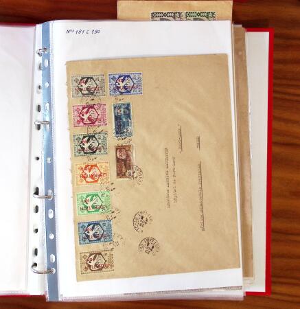 1943-1962, lot de plus de 800 lettres et cartes des