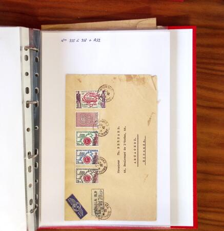 1943-1962, lot de plus de 800 lettres et cartes des