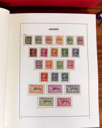 1931-2022, Collection d'Andorre en neuf, dont les n°22