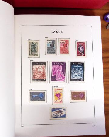 1931-2022, Collection d'Andorre en neuf, dont les n°22