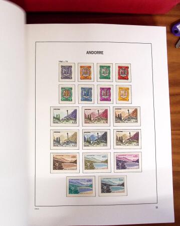 1931-2022, Collection d'Andorre en neuf, dont les n°22