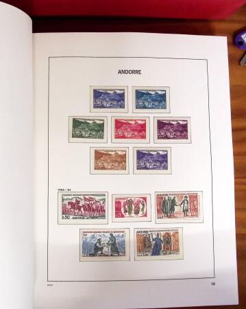 1931-2022, Collection d'Andorre en neuf, dont les n°22