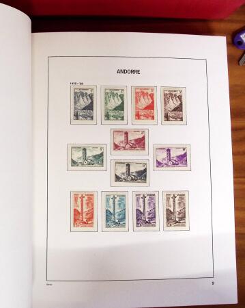 1931-2022, Collection d'Andorre en neuf, dont les n°22