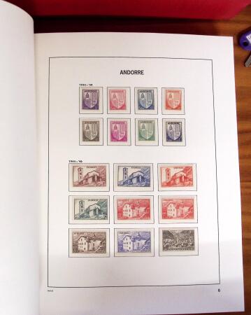 1931-2022, Collection d'Andorre en neuf, dont les n°22