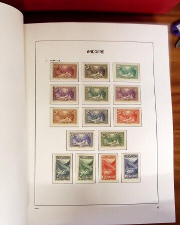 1931-2022, Collection d'Andorre en neuf, dont les n°22