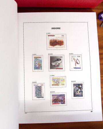1931-2022, Collection d'Andorre en neuf, dont les n°22