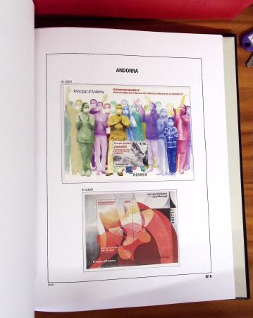 1931-2022, Collection d'Andorre en neuf, dont les n°22