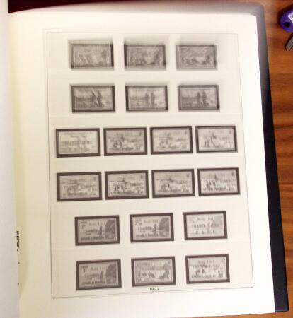 1885-2022, Collection en 4 albums et classeurs, composée