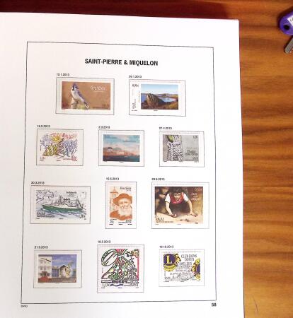 1885-2022, Collection en 4 albums et classeurs, composée